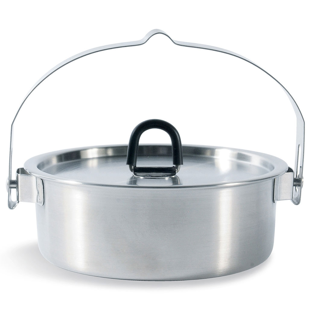Tatonka Set De Casseroles Camping Large – Acier Inoxydable 18/8, Robuste, Idéal Cuisine En Plein Air