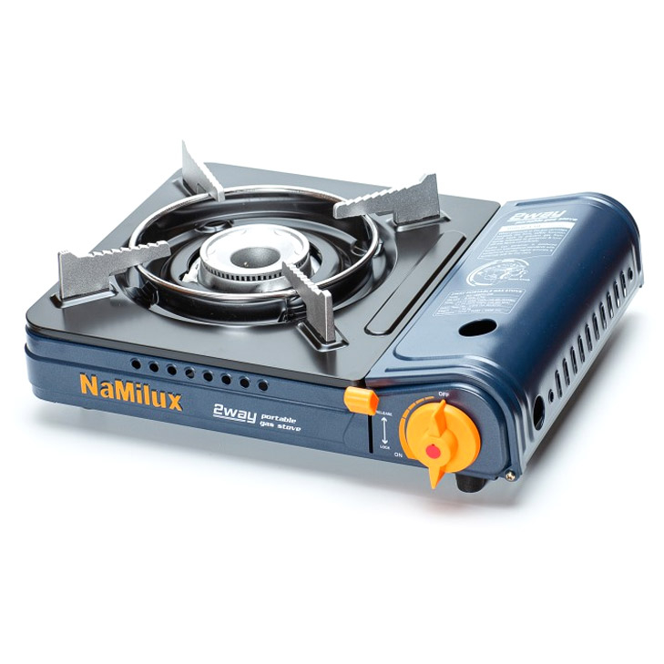 Газовая туристическая плита NaMilux NA199PF2W для цанговых и пропановых ...